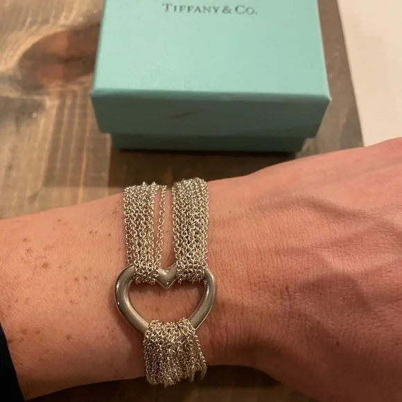 Tiffany & Co Heart Mesh Bracelet